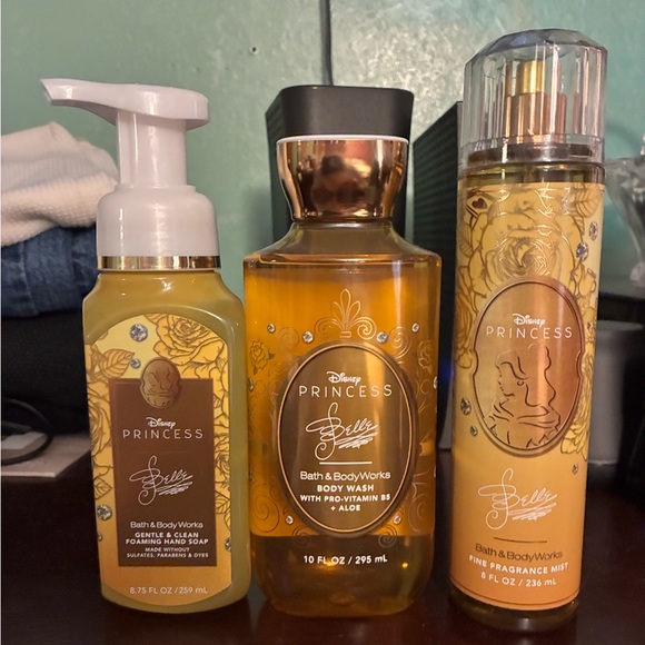 Disney Other - Disney Princess Belle Bath & Body Collection - Gold. 🆕